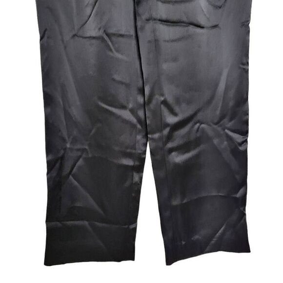Nahdree Lifestyle Black Satin Pants Size 8 - Picture 4 of 9